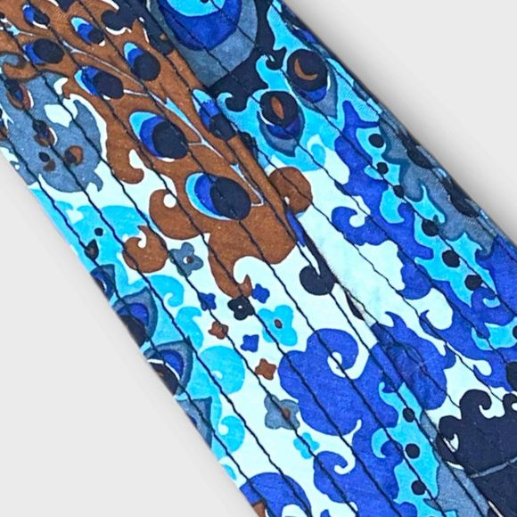 J. Crew Blue and Brown Patterned Belt - Picture 7 of 7